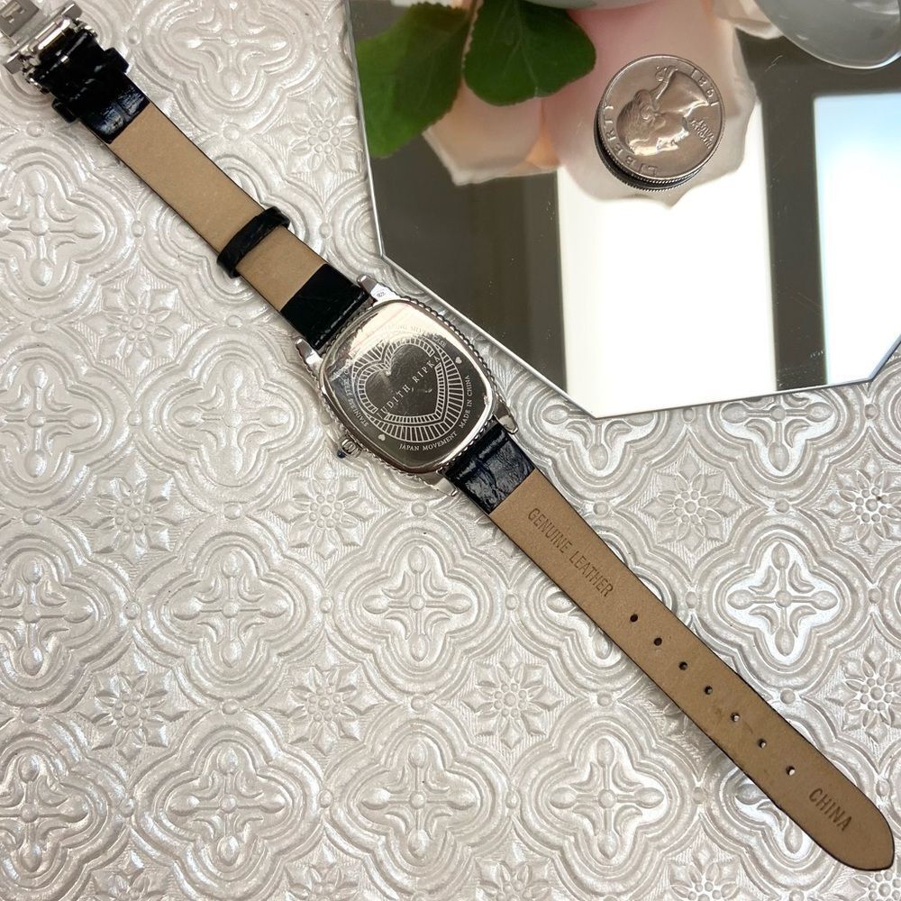 Judith Ripka Sterling Silver Heart Motif MOP Dial Ladies Dress Watch - Picture 10 of 16